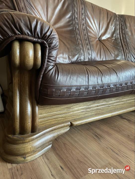 Narożnik skórzany dębowy Zielona Góra