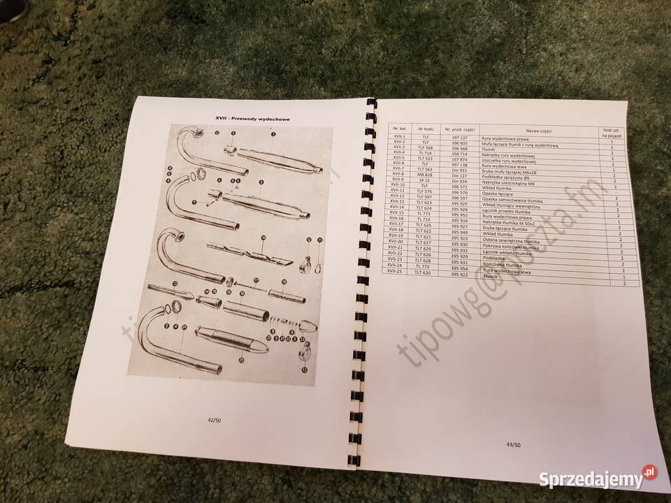 Katalog części PANNONIA 250 De LUXE Garwolin