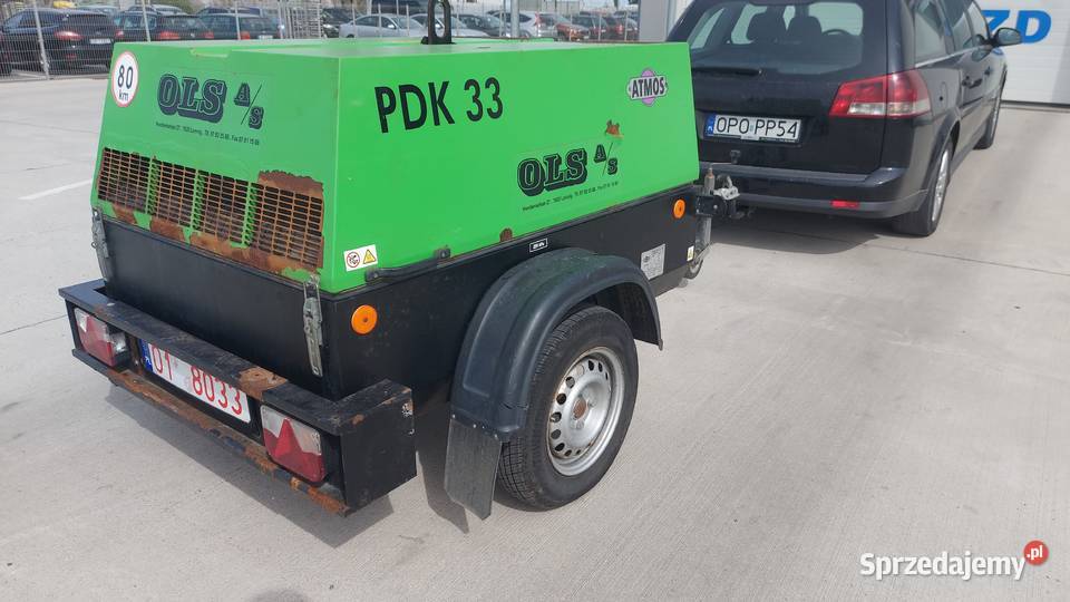 Kompresor śrubowy sprężarka ATMOS PDK 33 Kubota Opole