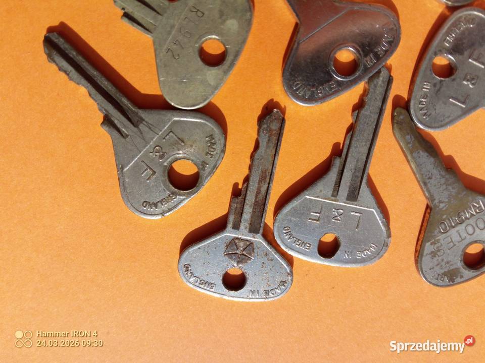 Stary zestaw kluczyki auto kluczyk Mix PRL podkarpackie Przemyśl