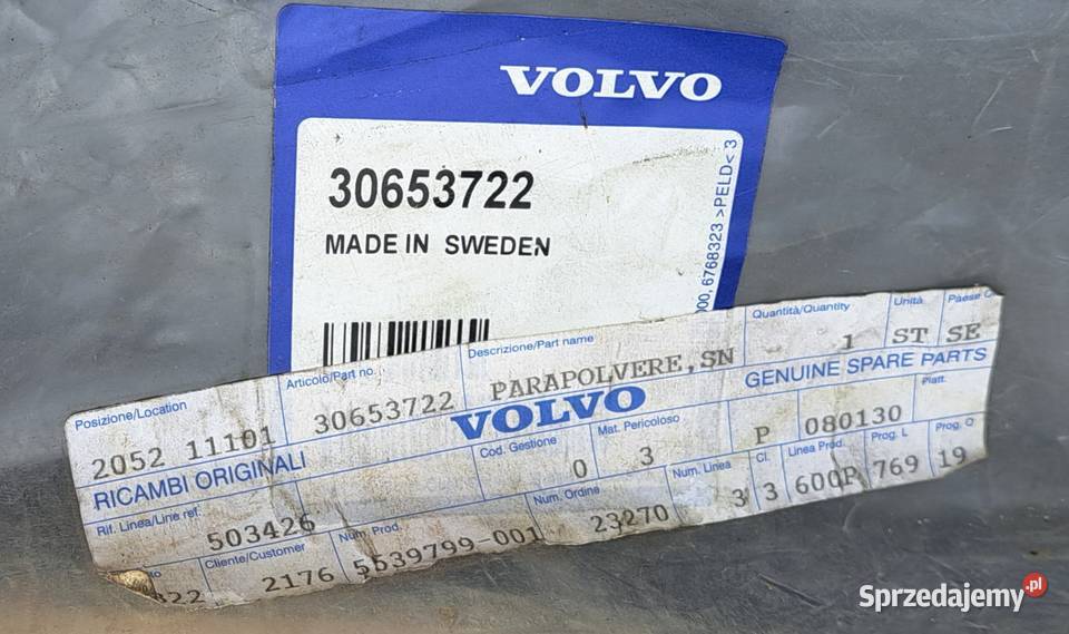 LISTWA NAKŁADKA PROGOWA LEWA VOLVO XC90 20022014 Mielęcin
