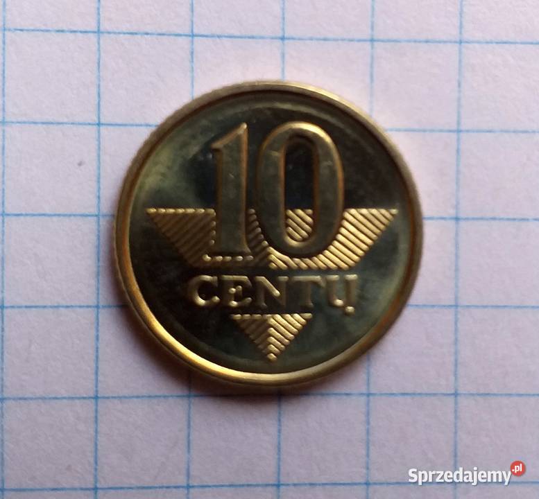 10 CENTÓW CENTU 2008 LITWA Piszczac