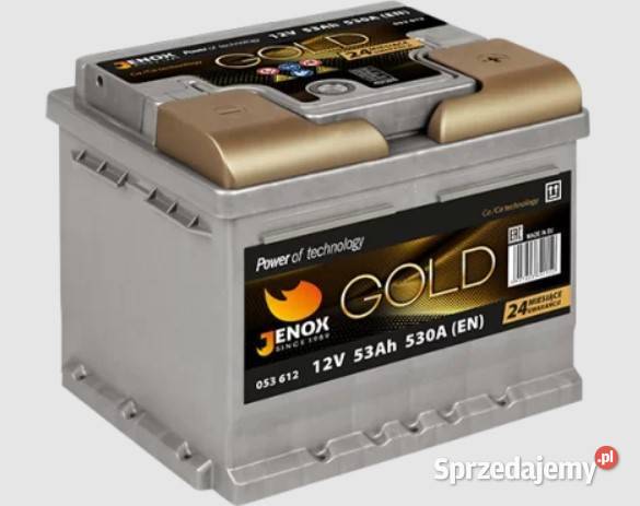 Akumulator Jenox Gold 53Ah 530A R053612 dolnośląskie Wrocław sprzedam