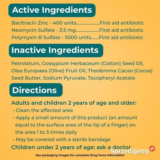 MAŚĆ NEOSPORIN ORIGINAL ANTYBIOTYKOWA 283g Poznań sprzedam