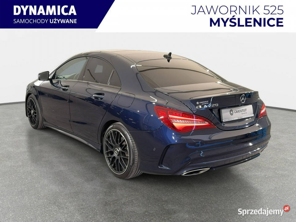 Mercedes CLA 220 VAT 23 20 184 automat 4matic granatowy sprzedam