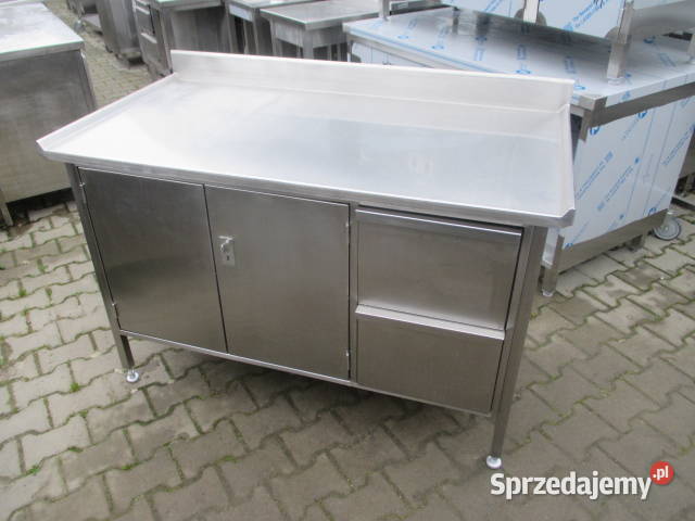 Stół Gastronomiczny Drzwi Otwierane 3 Szuflady wielkopolskie