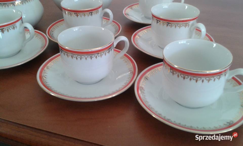 Serwis kawowy Porcelana Thun Czechosłowacja mazowieckie Warszawa sprzedam
