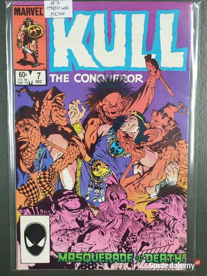 Kull The Destroyer The Conqueror 7 komiksów Rok wydania 1973 Gdynia