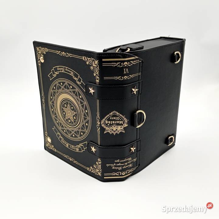 Torba plecak na ramie sórzana czarna księga Części i akcesoria sprzedam