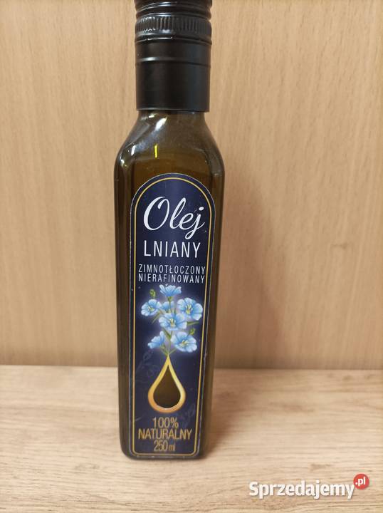 Olej lniany tłoczony na zimno Opole sprzedam