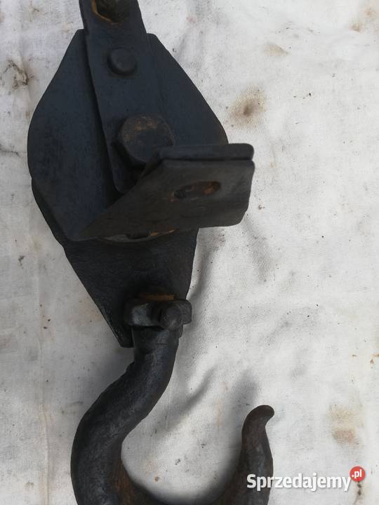 Hak zblocze bloczek obrotowy Dąbie