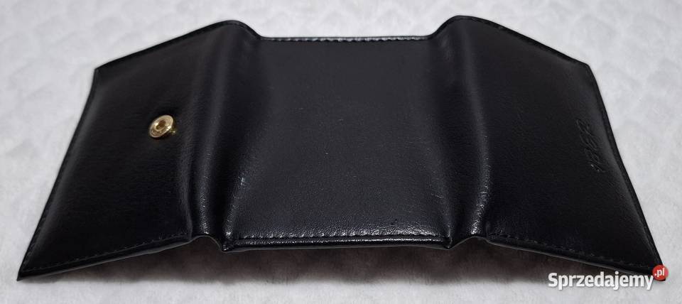 Portfel skórzany męski czarny 8x106 śląskie Czeladź sprzedam