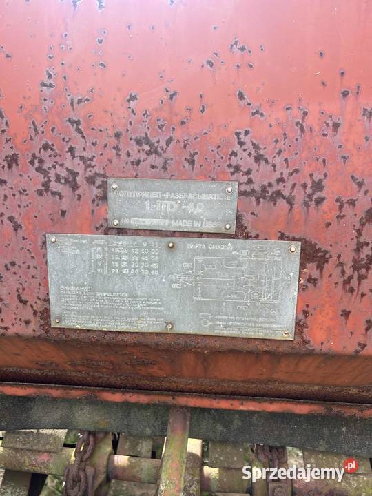 Rozrzutnik obornika 4t jednoosiowy tanio