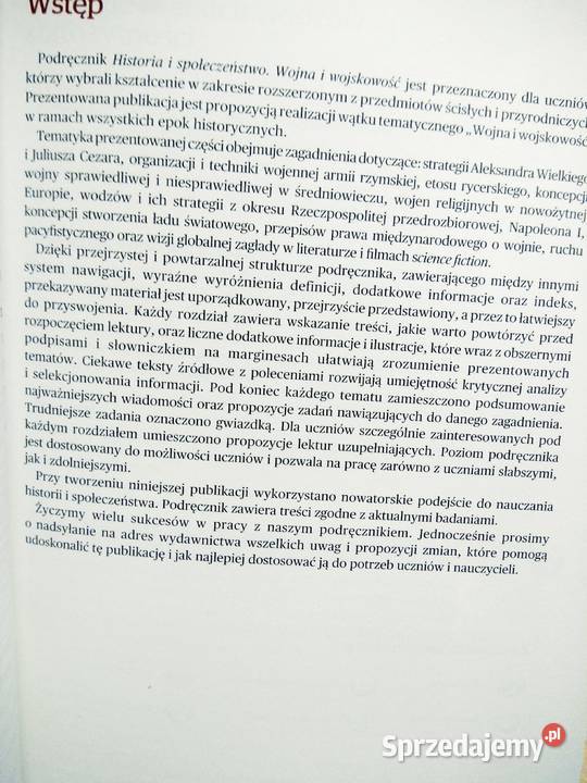 Wojna wojskowość WSiP historia nowe podręczniki Warszawa