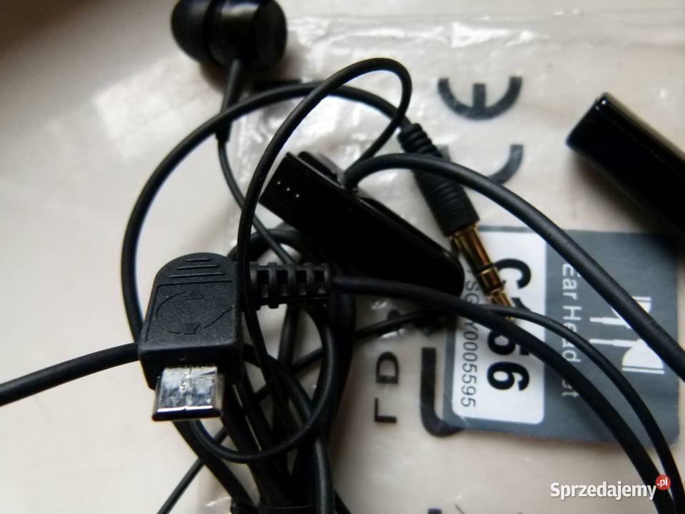 Słuchawki zestaw słuchawkowy LG dokanałowe jack Zamość