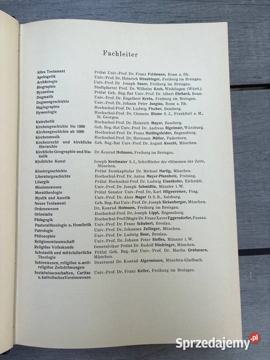 Lexikon Teologii i Kościoła Tom III 1931 wydanie studia Poznań