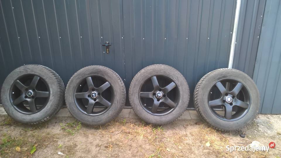 Sprzedam Alufelgi z Oponami Zimowymi Peugeot Bogucin