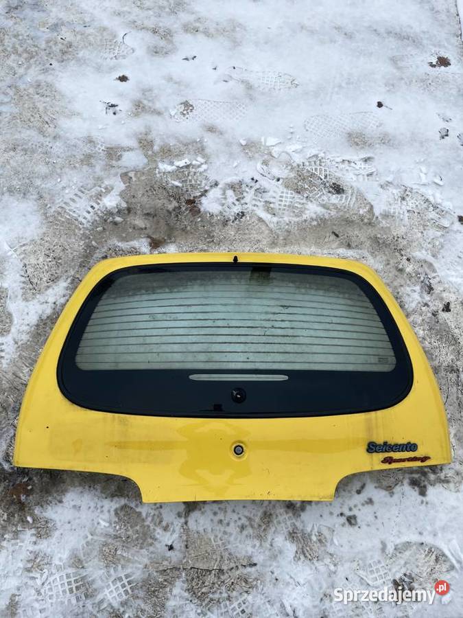 Klapa tył bagażnika seicento sporting 258A wielkopolskie Słupca