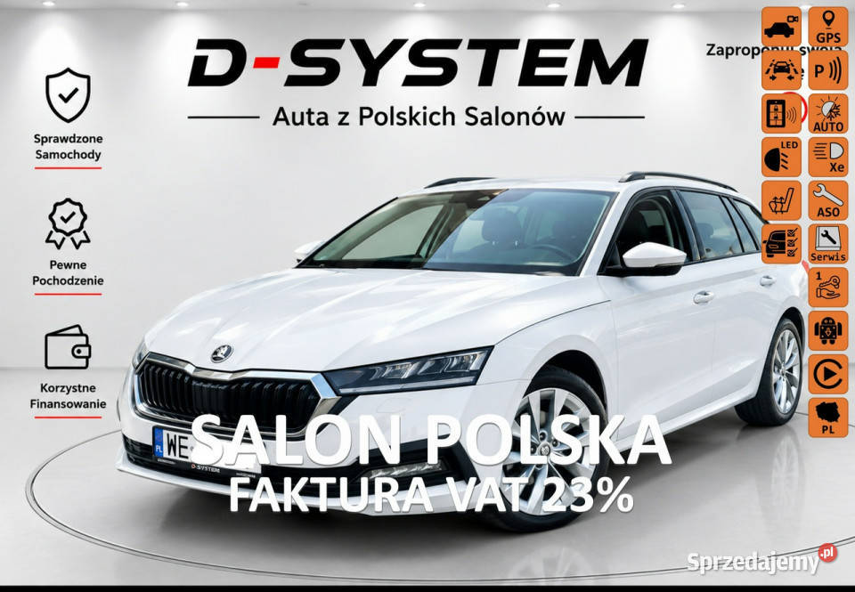 koda Octavia 2023 Salon Polska 1Właściciel ledy garażowany Białystok