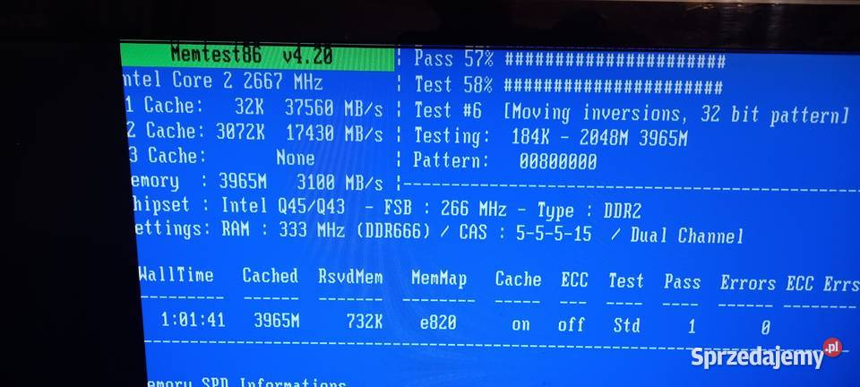 Płyta główna Intel procesor Core 2 E7300 2667Mhz Gdańsk
