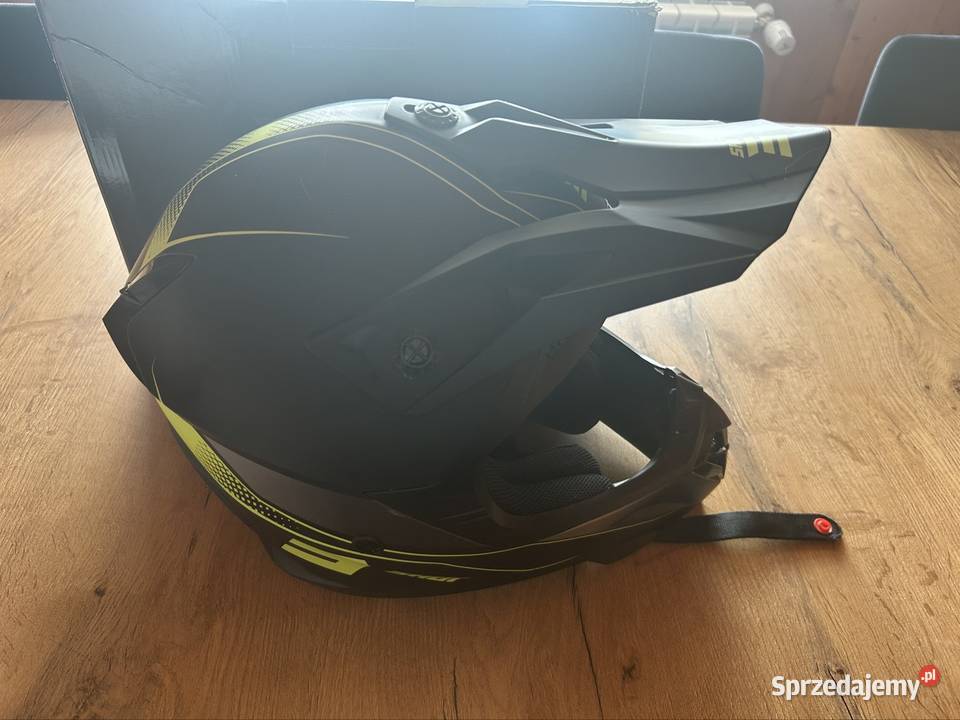 Kask shot cross XL zielony Nieborzyn