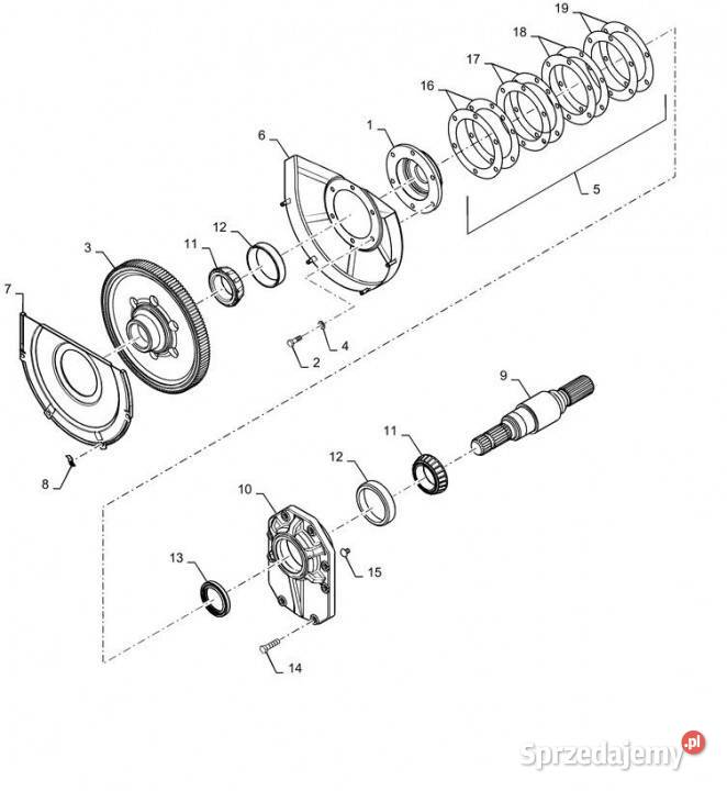 Holland T6090 T6070 Obudowa 47589788 Pozostałe Jastrzębniki