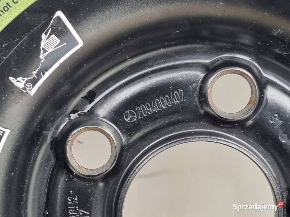 KOŁO DOJAZDOWE Mercedes CLK W209 dojazdówka