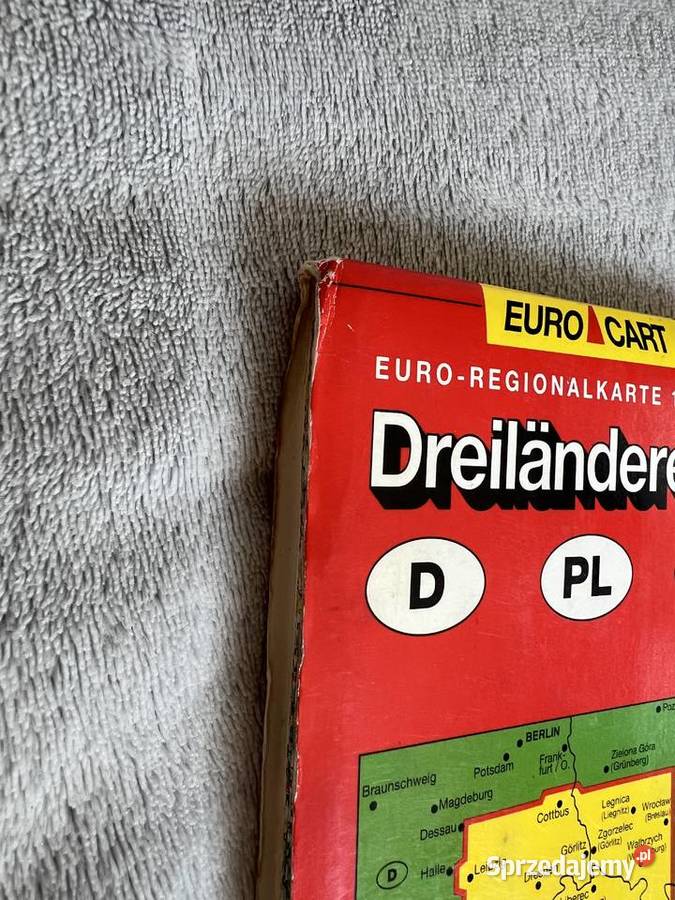 Euroregionalkarte Dreilndereck mapa Jasło sprzedam