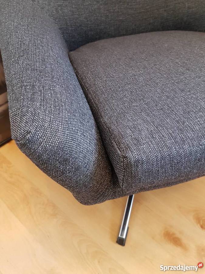 Fotele bauhaus lata 6070 PRL muszelka loft krzyżak Szczecin