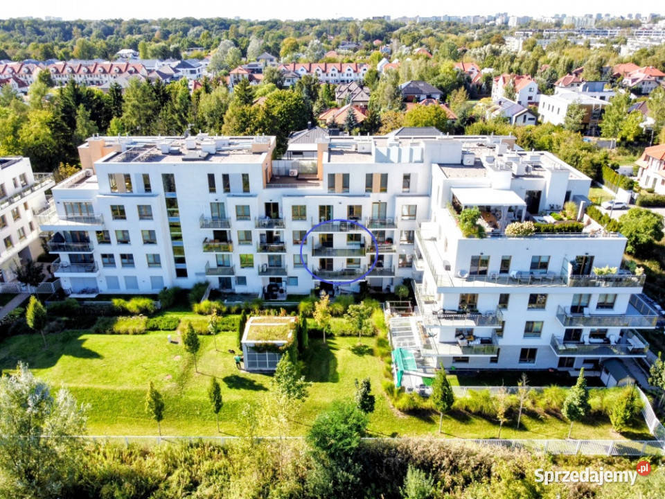 Mieszkanie 47 m2 Warszawa Wilanów Kameralna balkon
