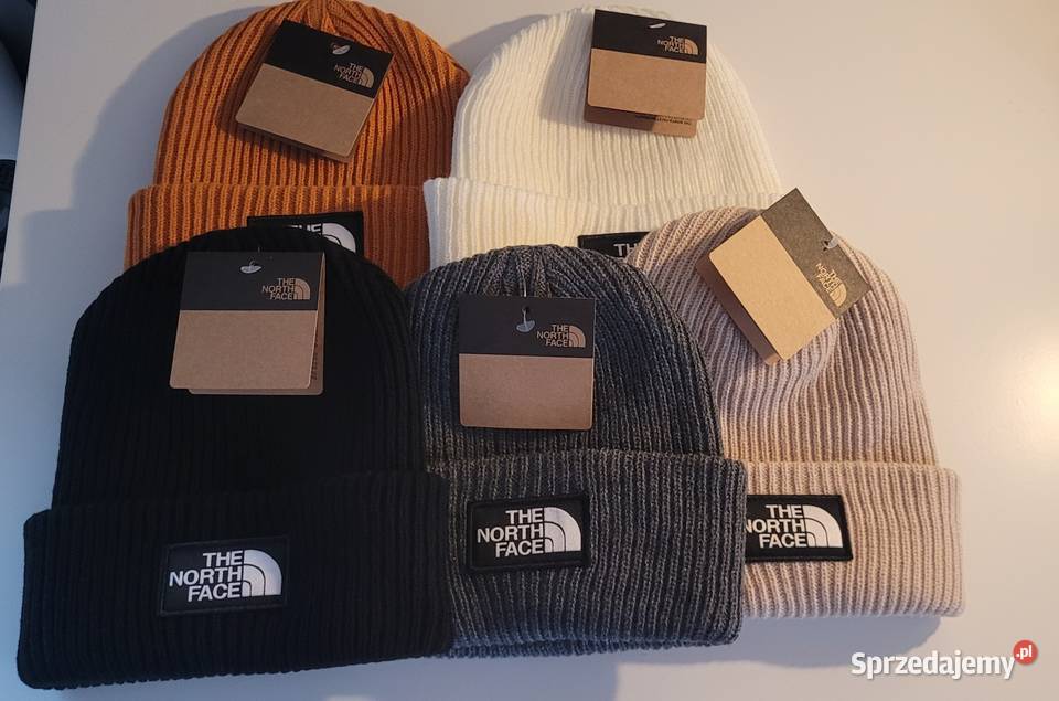 Czapki zimowe TNF nowe z metką Zamość
