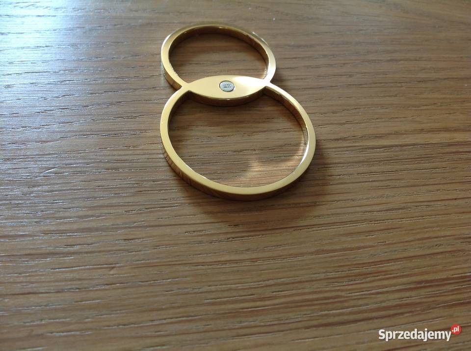 Duża Złota Zawieszka EX cyrkonie lubuskie Nowa Sól sprzedam