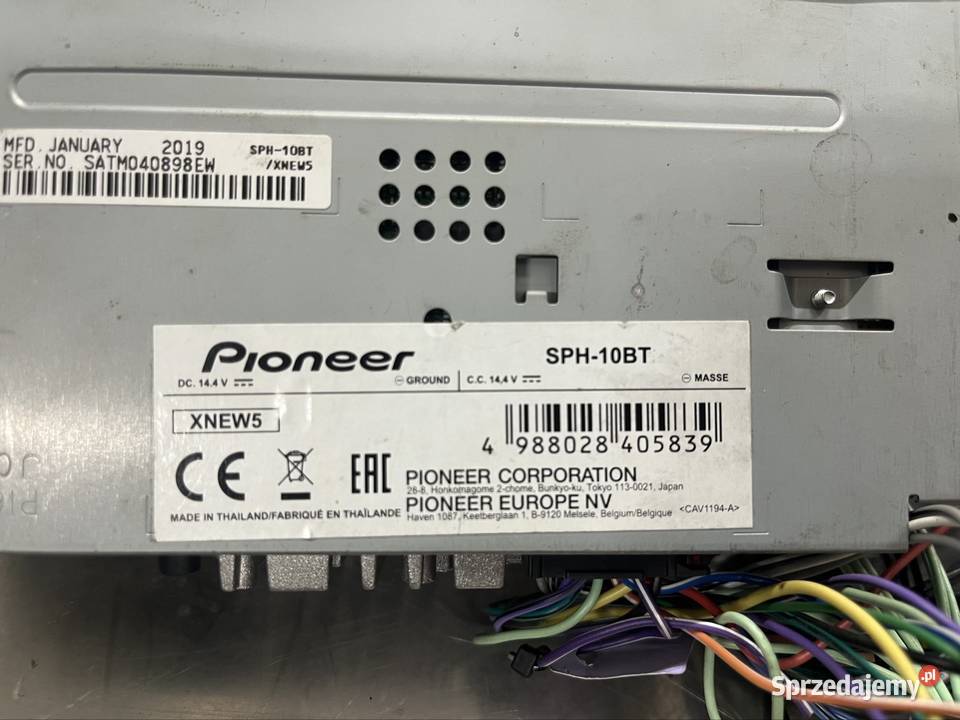Radio Pioneer SPH10BT Włoszczowa sprzedam