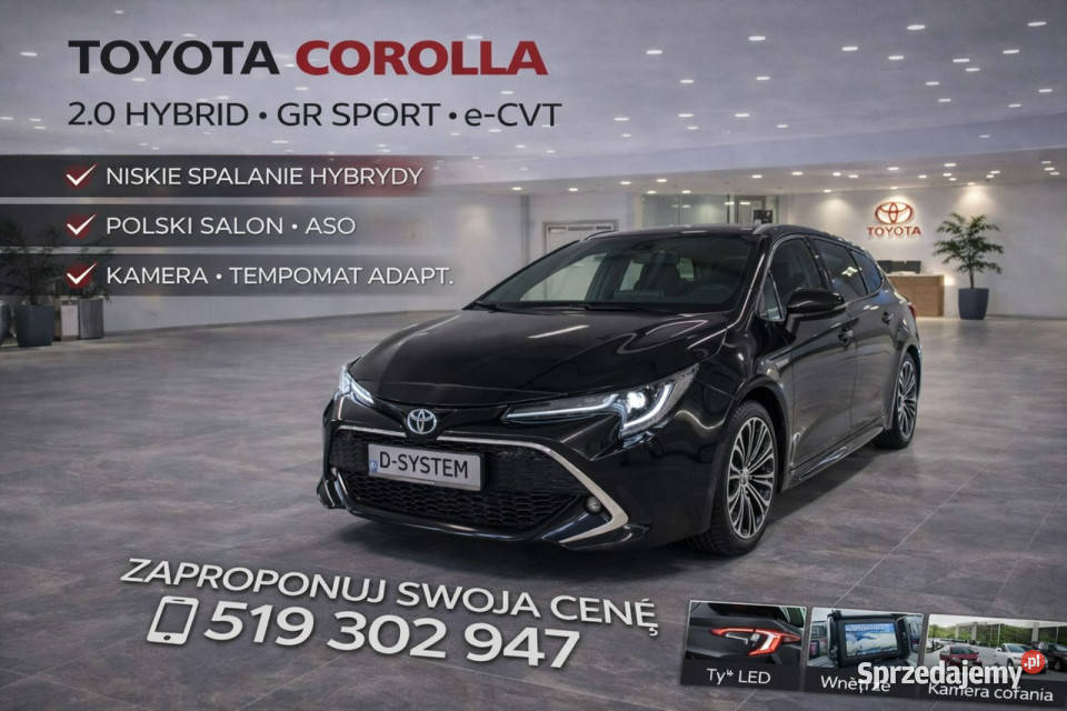Toyota Corolla Executiv 2021r Salon Polska 20 elektrochrom. lusterko wst. Białystok