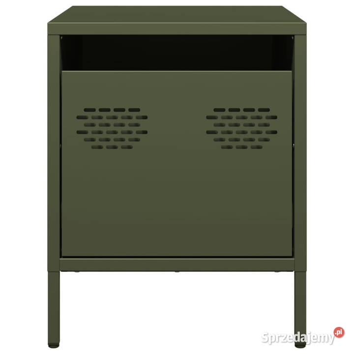 Szafka nocna oliwkowa zieleń 35x39x435 stal sprzedam