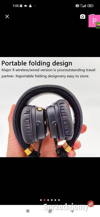 Słuchawki Marshalla Major 2 Słuchawki i głośniki Szprotawa