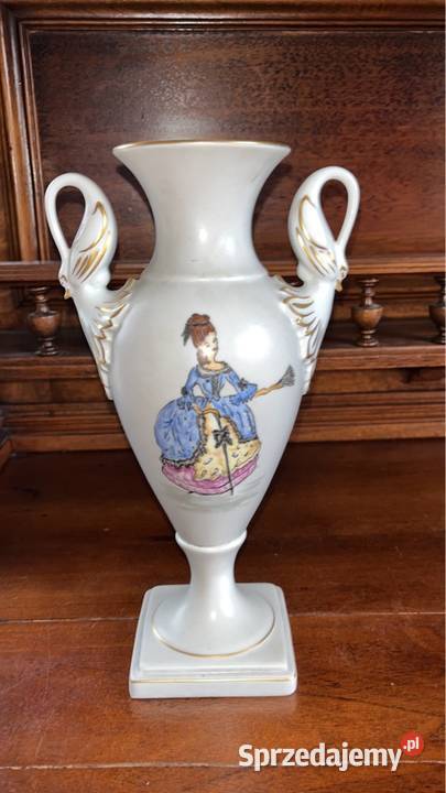 Amfora Wazon Alka Kunst Germany 1955 60 r Porcelana i szkło Gdańsk