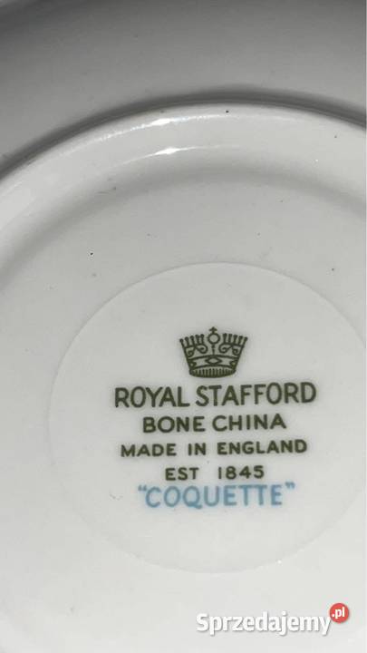 Talerzyk deserowy COQUETTE Royal Stafford Made Gdańsk sprzedam