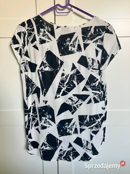 Bluzka tshirt wiskoza Mango marmur S Mango podkarpackie Nisko