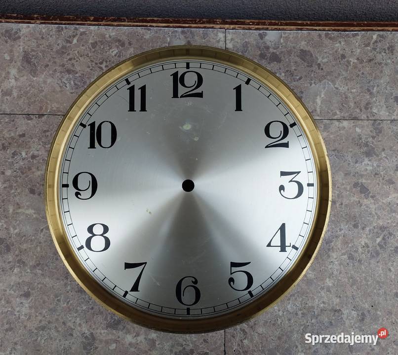 684 Tarcza starego zegara podłogowego stojącego Antyki Tczew