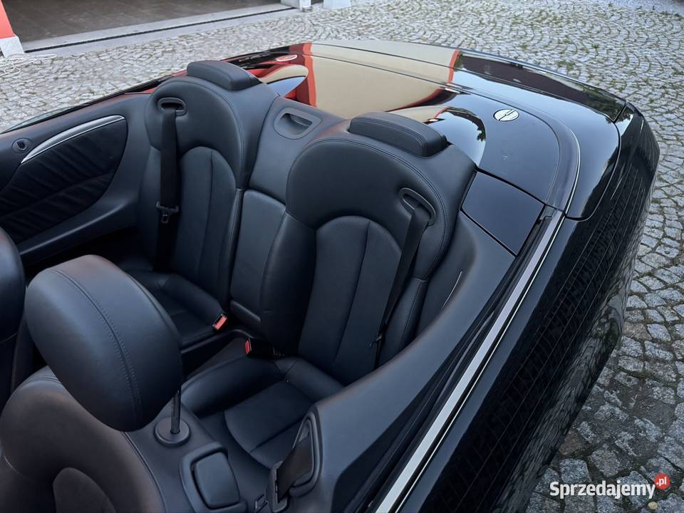 Mercedes CLK V6 kabriolet 145 000 Avantgarde aluminiowe felgi Wojkowice