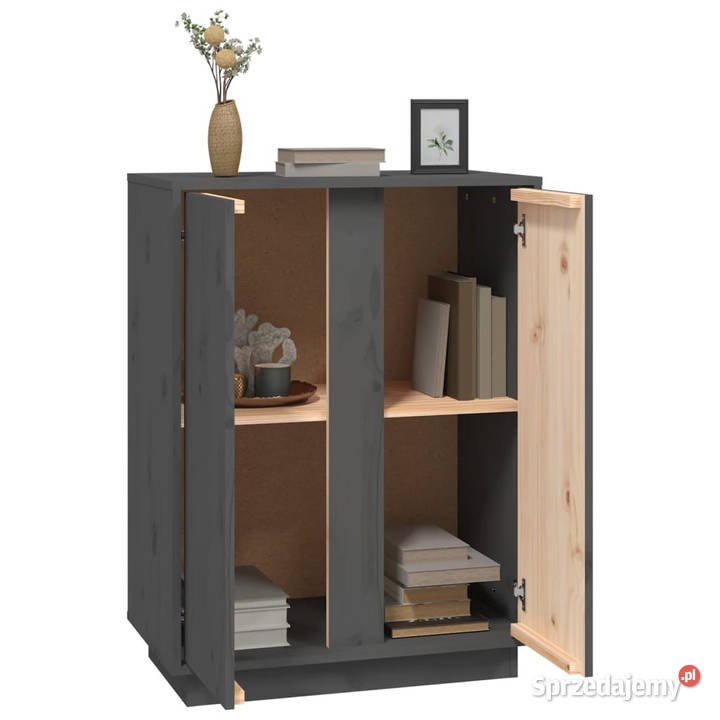 Szafka szara 60x35x80 lite drewno sosnowe Warszawa