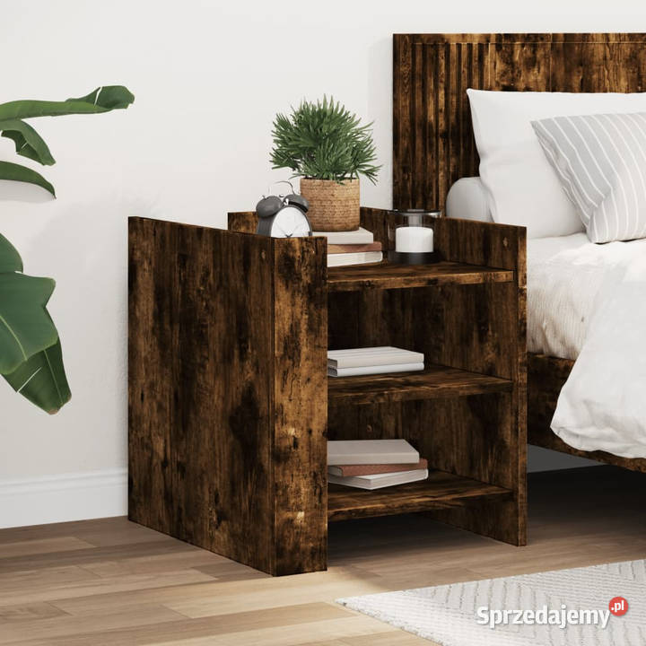 Szafka nocna opalany dąb 45x50x50 materiał Warszawa
