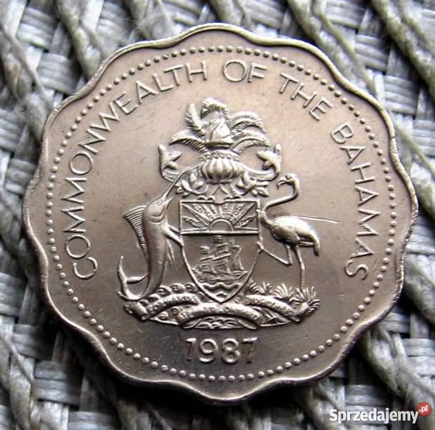 Bahamy 10 Centów 1987rŁadna Kalisz
