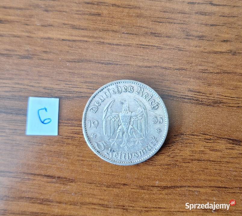 5 marek Niemcy 1935 A kościół garnizonowy w dolnośląskie