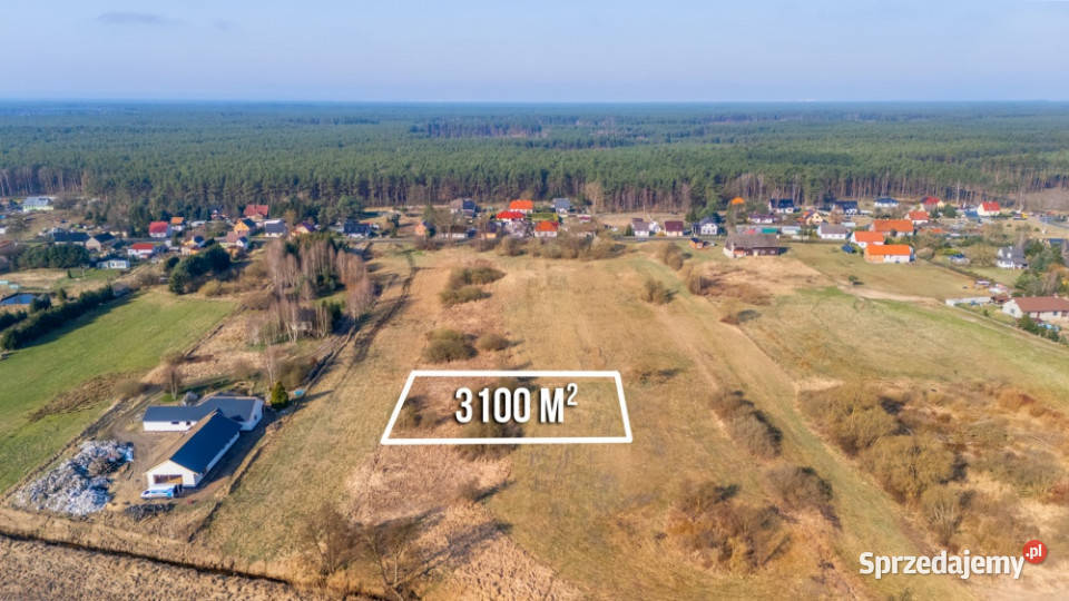 Działka w zielonej okolicy pod Szczecinem z zachodniopomorskie Sowno