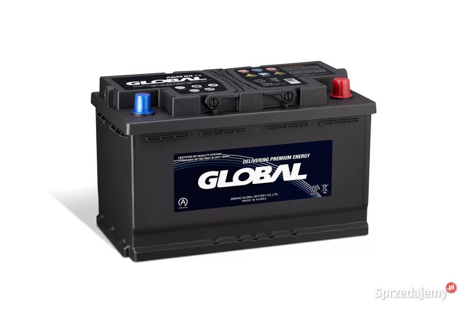 Akumulator Global AGM STARTSTOP 80Ah 800A Tczew