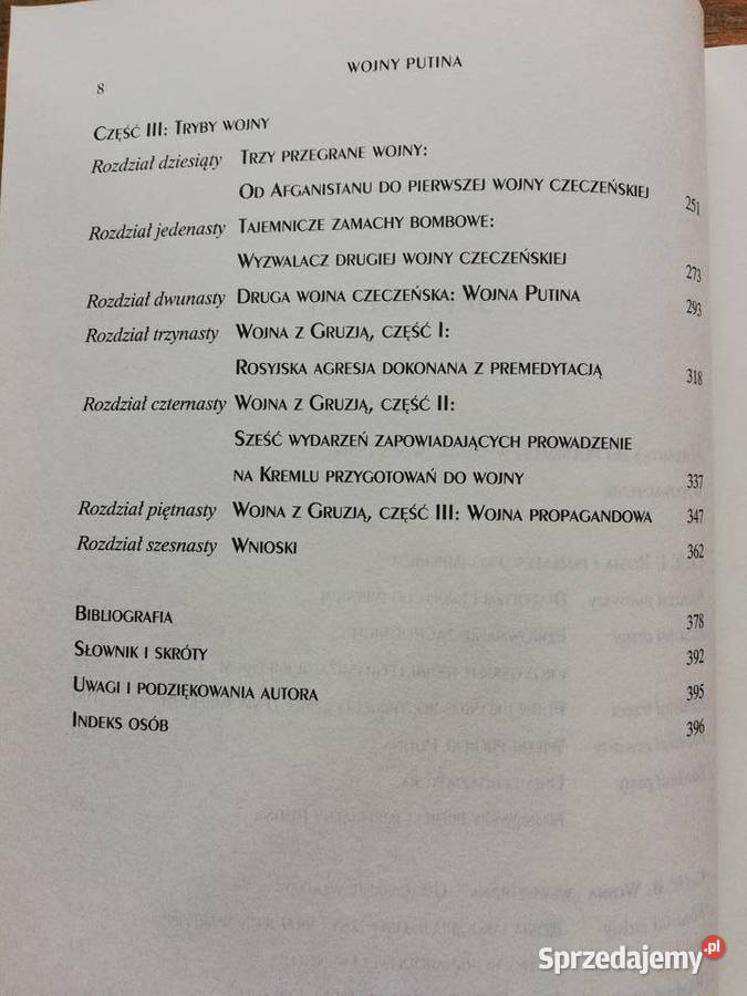 Wojny Putina Czeczenia Gruzja Ukraina 2014 Kraków sprzedam