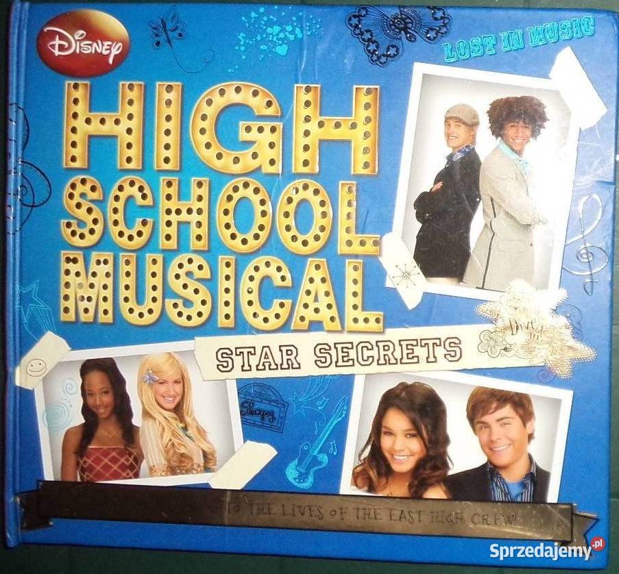 High school musical Star Secrets 2008 -książka/album English