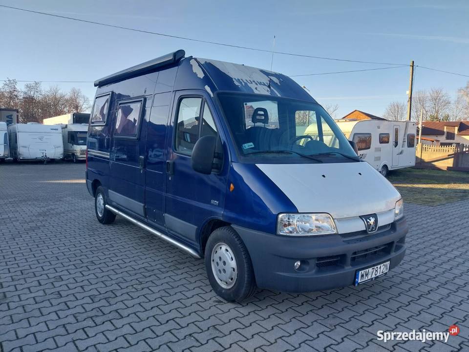 Peugeot Boxer 330 LH 2005 28l baza kamper Rok produkcji 2005 Grzebowilk sprzedam